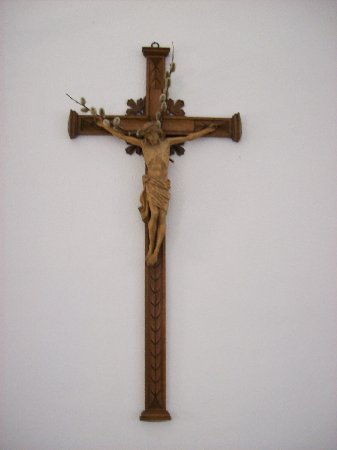 Kreuz an der Wand
